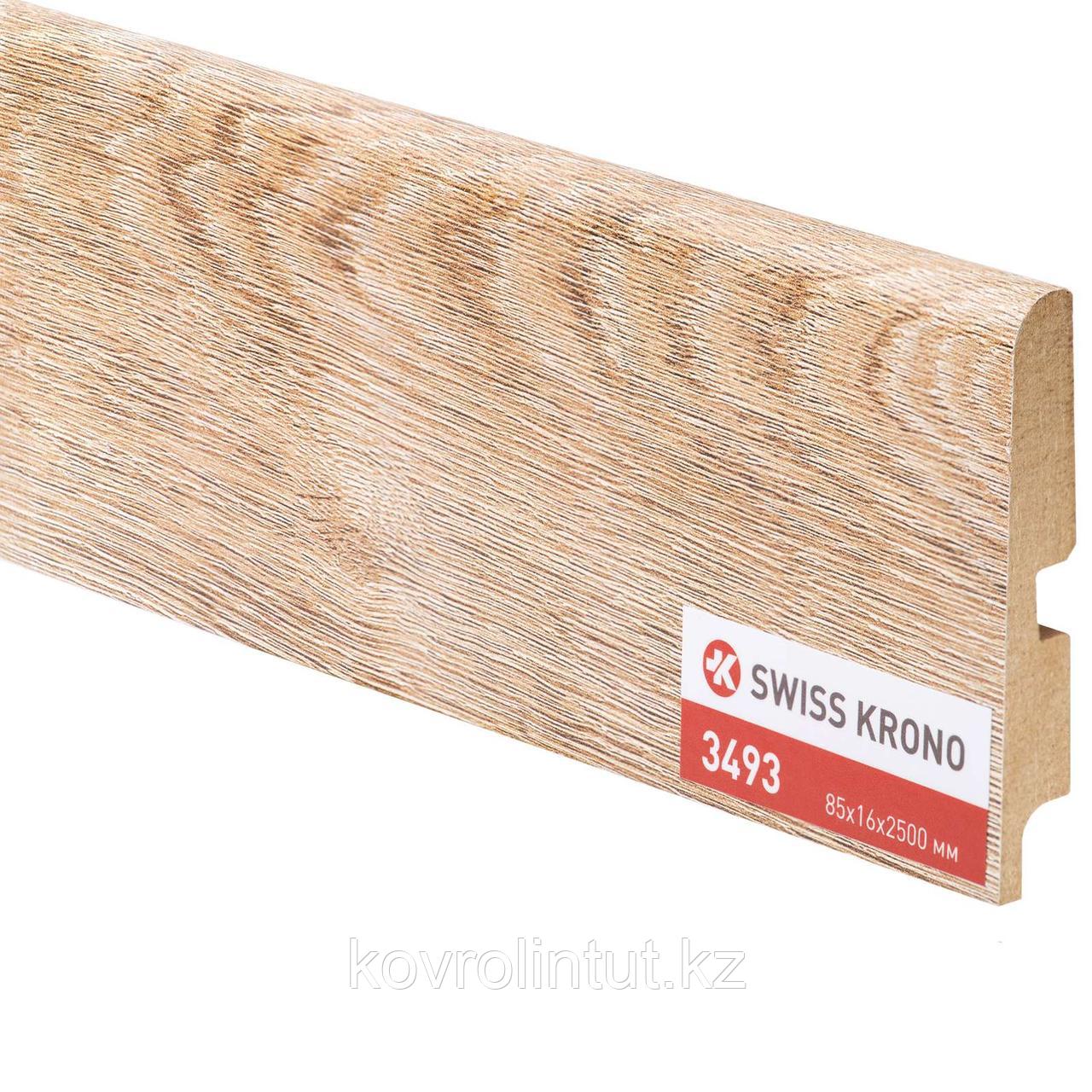 Плинтус Kronopol P85 3493 Safron Oak 2500х85х16мм