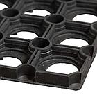 Коврик резиновый Ринго-мат 50х100 см, 16 мм, черный, фото 2