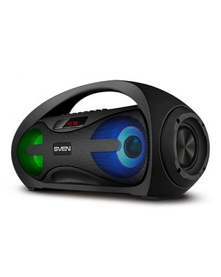 SVEN PS-425, черный, акустическая система 2.0,  Bluetooth, FM, USB, microSD,