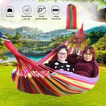 Гамак-качели полотняный в мешочке «Покачайка» (Одноместный), фото 4