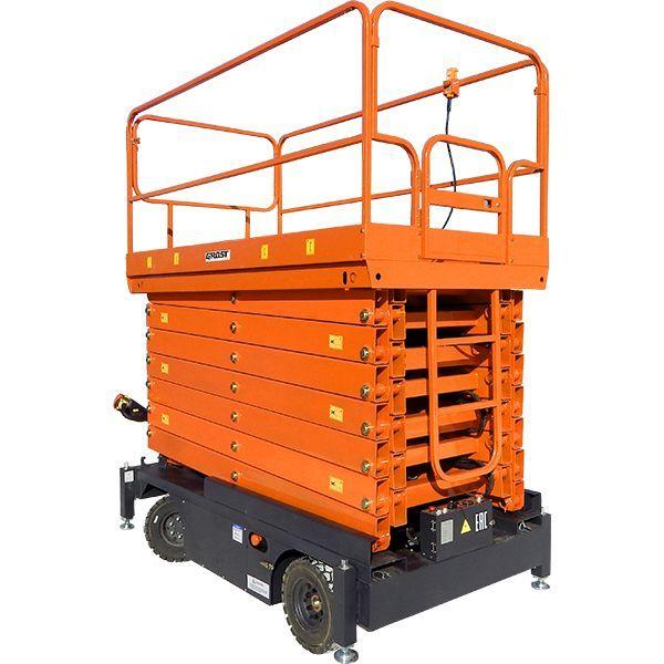 Подъемник ножничный GROST Tower Drive 300-12.85 с выдвижной платформой