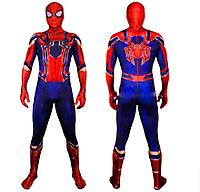 Костюм Человек Паук взрослый красно-синий