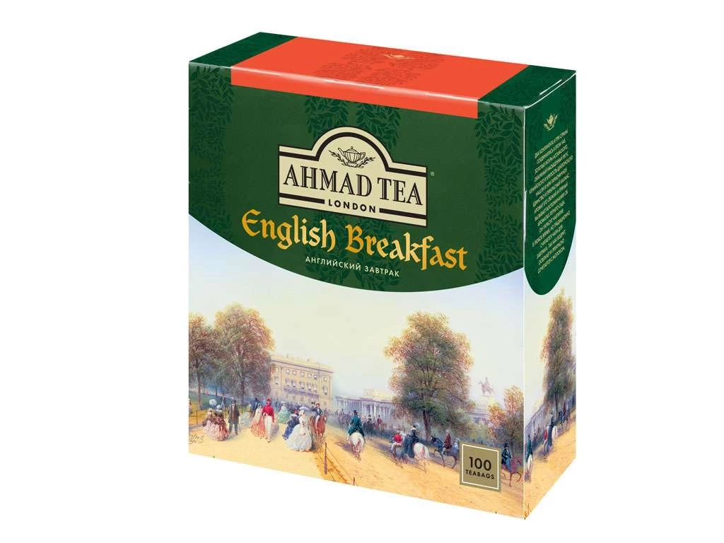 Чай AHMAD English Breakfast черный (английский завтрак) 100 пакетиков