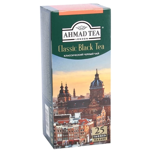 Чай Ahmad Classic Black Tea, черный, 25 пакетиков