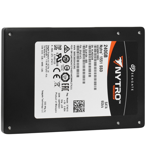 SSD SATA 480 GB Seagate Nytro 1551, XA480ME10063 черный накопитель - фото 1 - id-p92620554