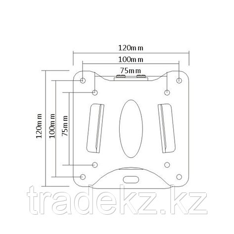 Кронштейн для ТВ и мониторов Brateck LCD-203 13"-27", фото 2