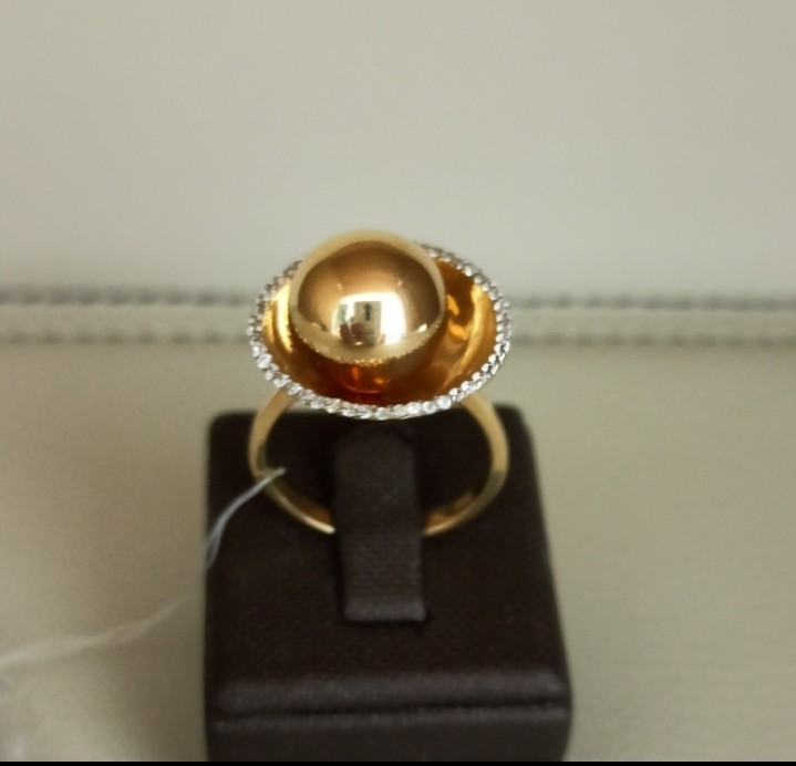 Золотое кольцо / 18,5 размер ( пр. Абая 141 ) - фото 2 - id-p64115760