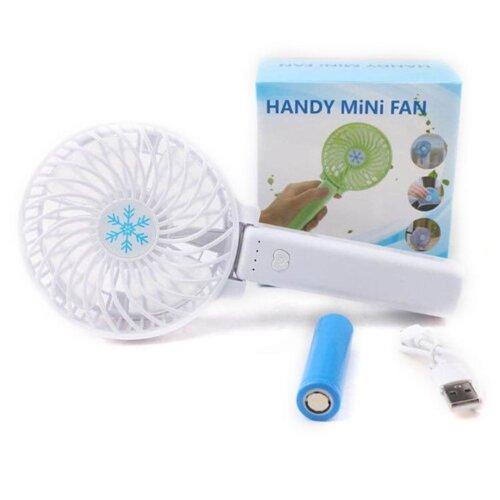 Портативный ручной вентилятор с фонариком Handy Mini Fan