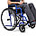 Кресло-коляска инвалидное, литые колеса Н035-46, фото 2