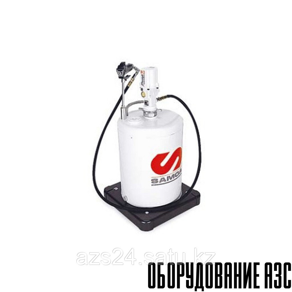 Пневматический солидолонагнетатель с насосом PM3 с подставкой для бочек макс. 20 кг SAMOA