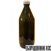 Бутылка для проб с крышкой темное стекло 1л