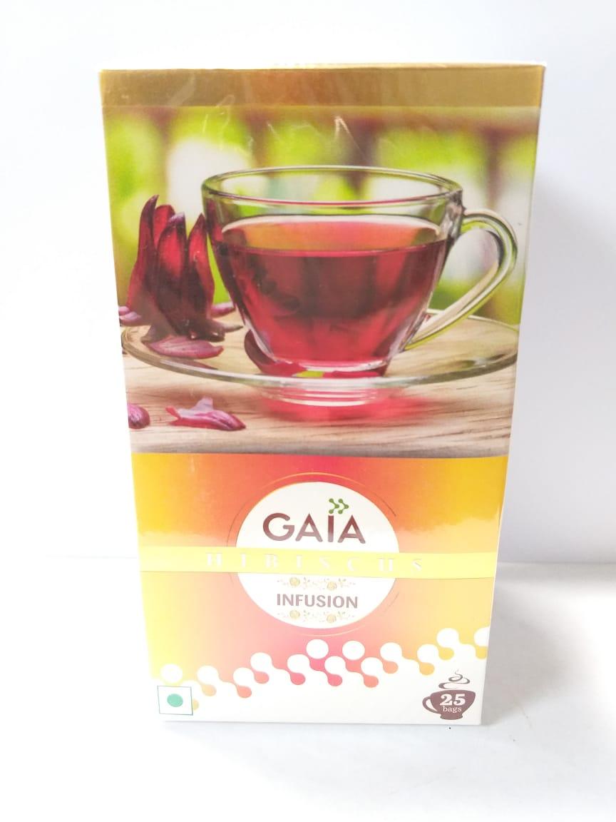 Органический травяной чай из гибискуса Gaia. 25 пакетиков - фото 2 - id-p92636865