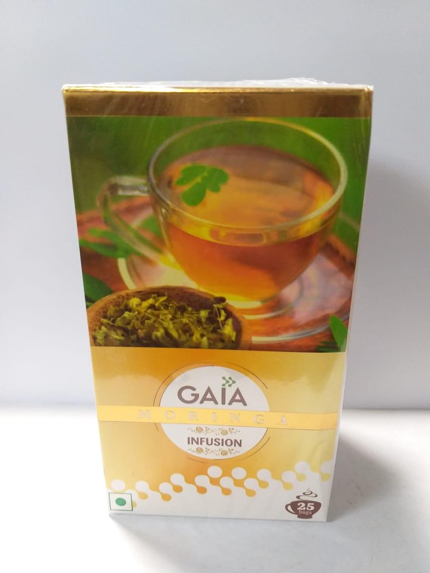 Органический травяной чай с морингой, Gaia. 25 пакетиков