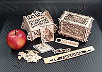 Лазерный раскрой фанеры 6мм