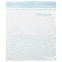 Пакеты для хранения продуктов с застежкой zip-lock IKEA ИСТАД 1л, 25шт
