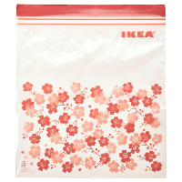 Пакеты для хранения продуктов с застежкой zip-lock IKEA ИСТАД красный 2,5л, 25шт