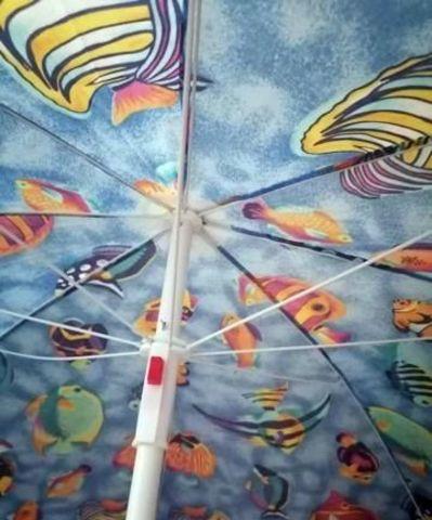 Зонт пляжный/садовый складной Airtel {180 см диаметр} - фото 4 - id-p92643450