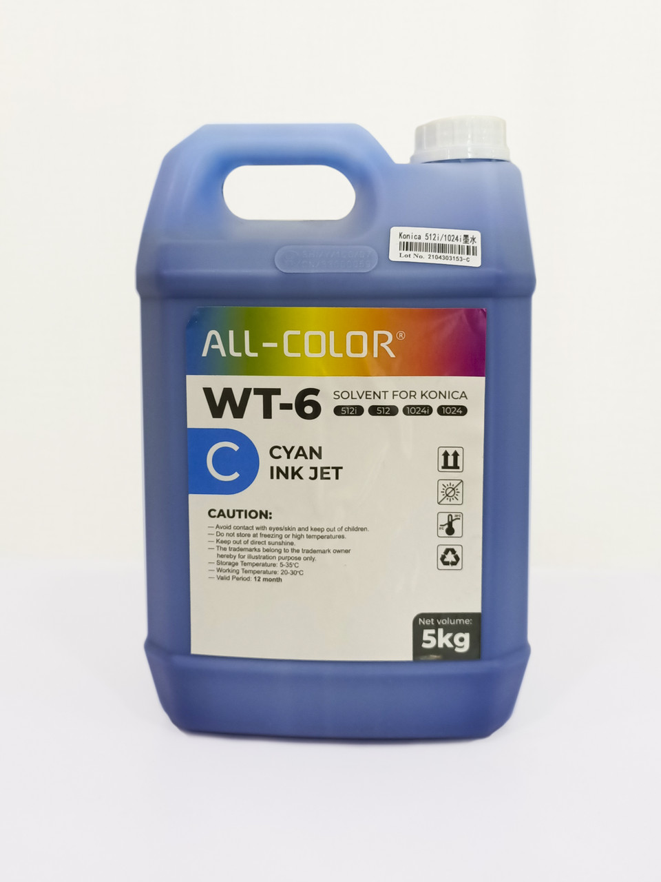 Сольвентная краска WT-6 — синий (WT-5л-C)