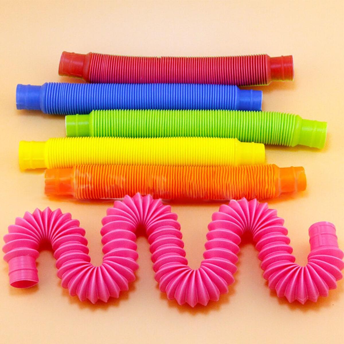Игрушка антистресс трубка Pop Tubes цвета в ассортименте - фото 6 - id-p92650478