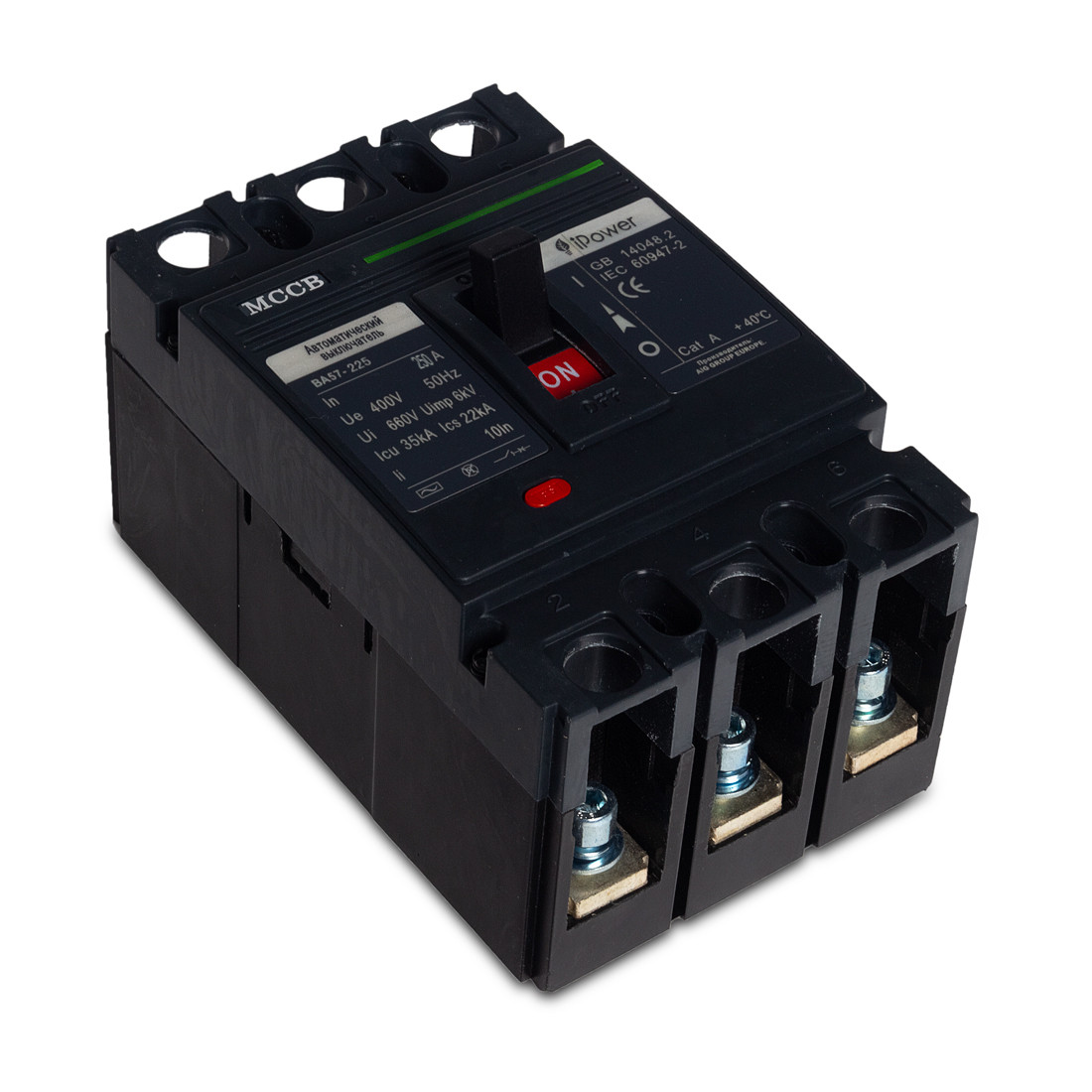 Автоматический выключатель iPower ВА57-250 3P 250A - фото 1 - id-p92650597