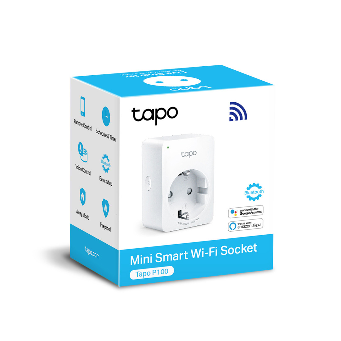 Умная мини Wi-Fi розетка TP-Link Tapo P100(1-pack) - фото 3 - id-p92656031