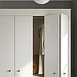 Гардероб ИДАНЭС  белый морилка121x211 см, ИКЕА, IKEA, фото 2