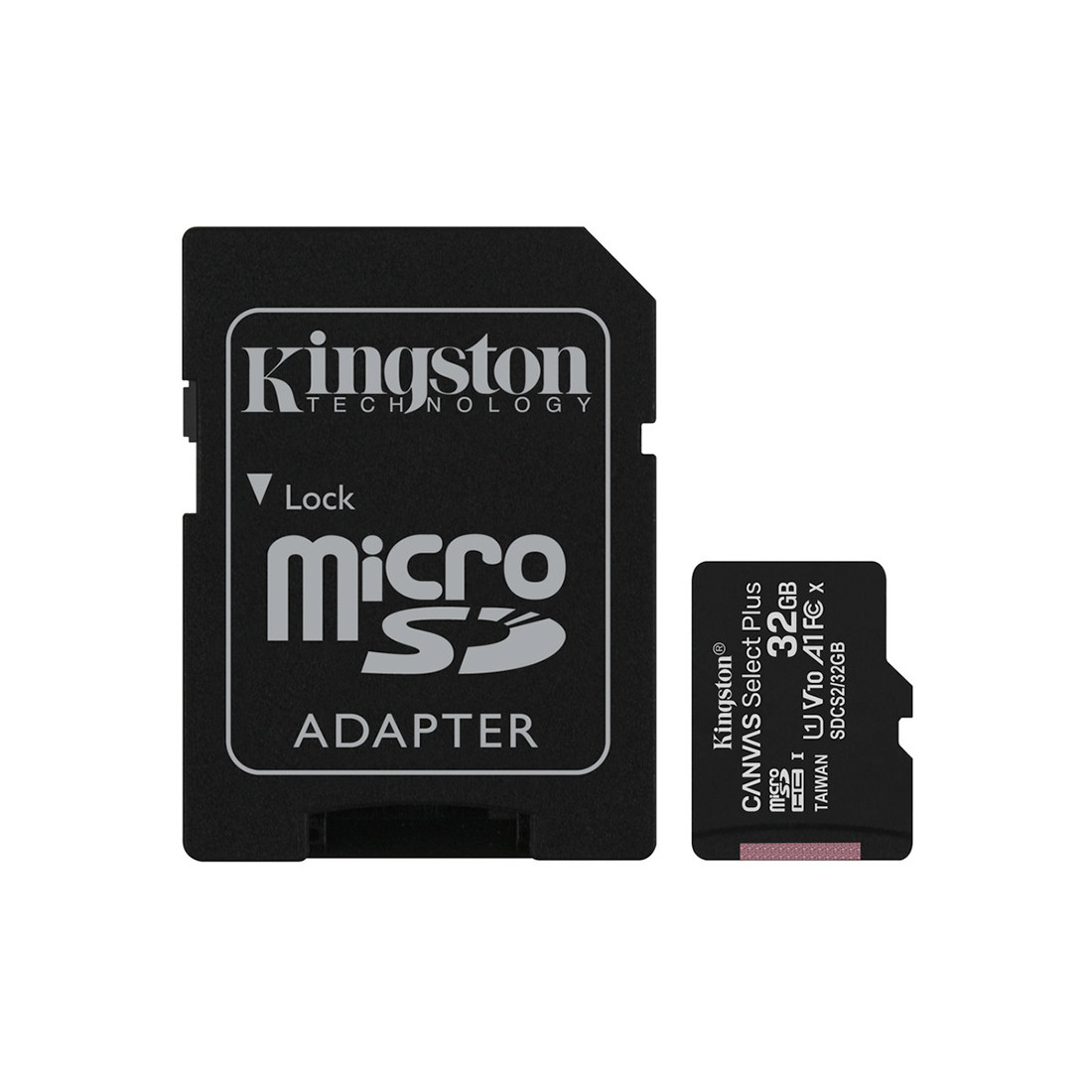 Карта памяти Kingston SDCS2/32GB Class 10 32GB + адаптер - фото 2 - id-p92655137