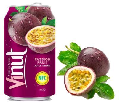 Напиток Vinut Passion fruit Juice Маракуйя 330ml (24шт-упак)