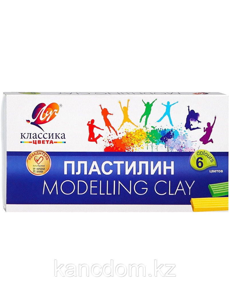 Пластилин Луч Классика 6 цветов 120г 12С878-08