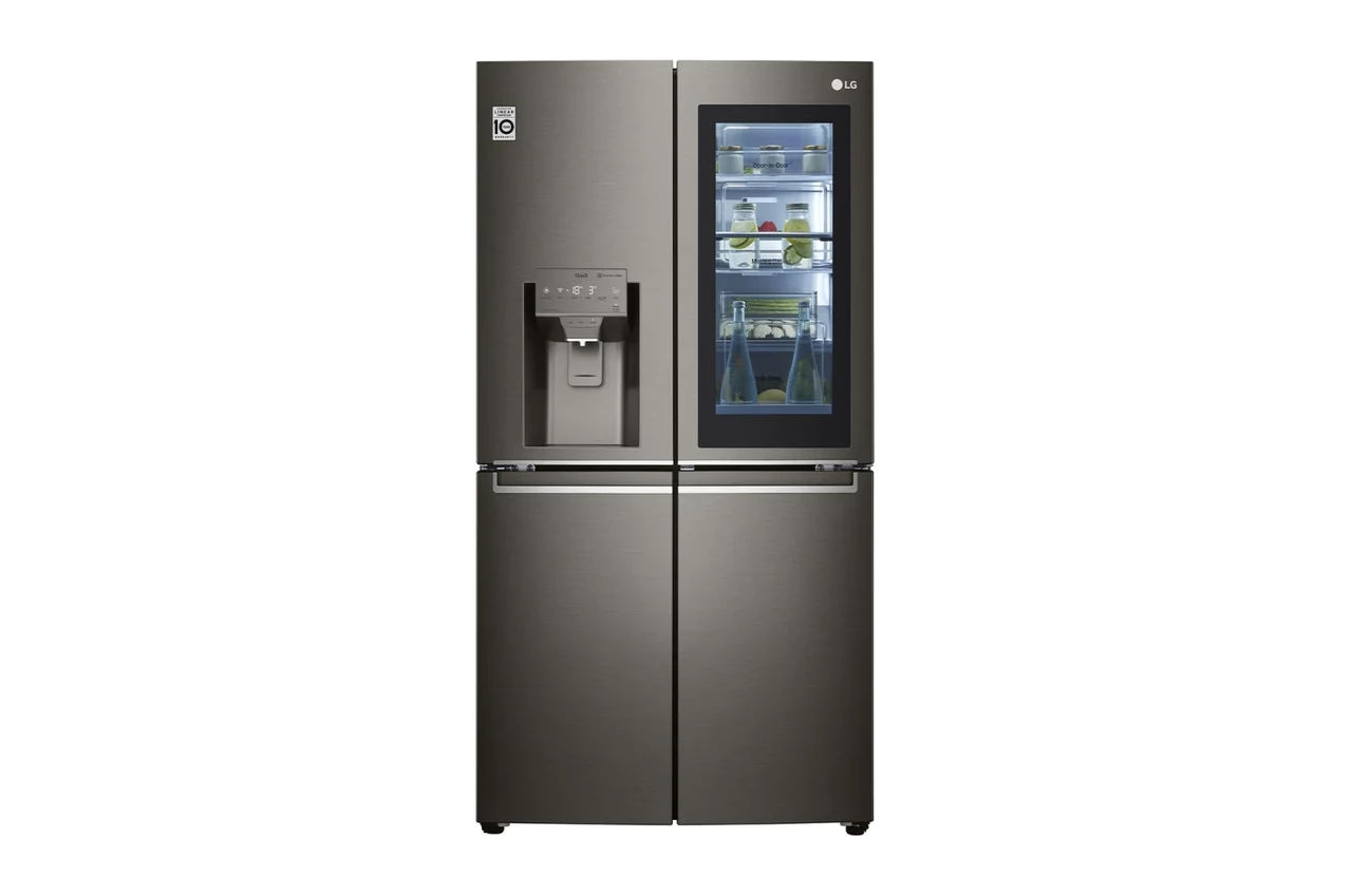 Холодильник LG GR-X24FMKBL, серебристый