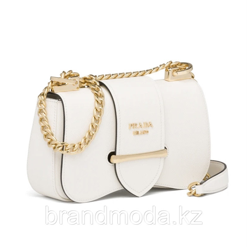 gold chain prada pattina crossbody