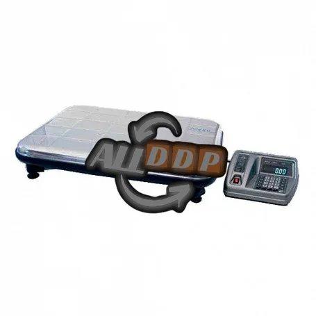 Весы электронные ВЭУ-150С-50/100-Д-У 100/80/87 (платформа 600х450 мм нержав., до150кг)