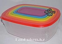 Набор из 7 контейнеров прямоугольных для хранения еды (емкость для сыпучих продуктов)