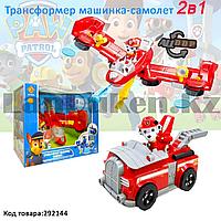 Игровой набор Щенячий Патруль Маршалл и пожарная машина трансформер 2в1 с боевыми снарядами CH-506 Paw Patrol
