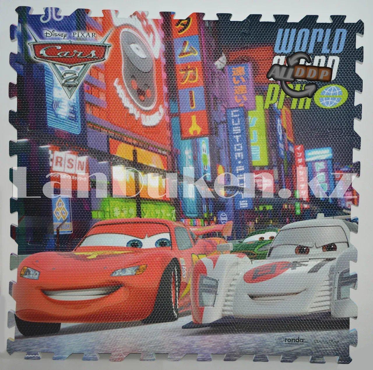 Детский коврик-пазл Cars 2 (Тачки) 9 элементов