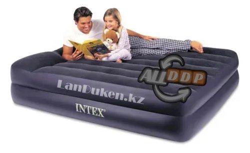 Надувной матрас Intex 203* 152* 42 см 66702 (2-х местный) (встроенный насос)