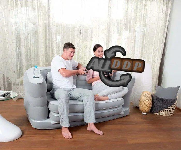 Надувной диван матрас 2 в 1 Bestway 75063 200* 160* 64 см