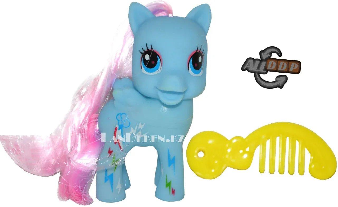 Игрушка с аксессуаром Lovely PONY (май литл пони голубая)