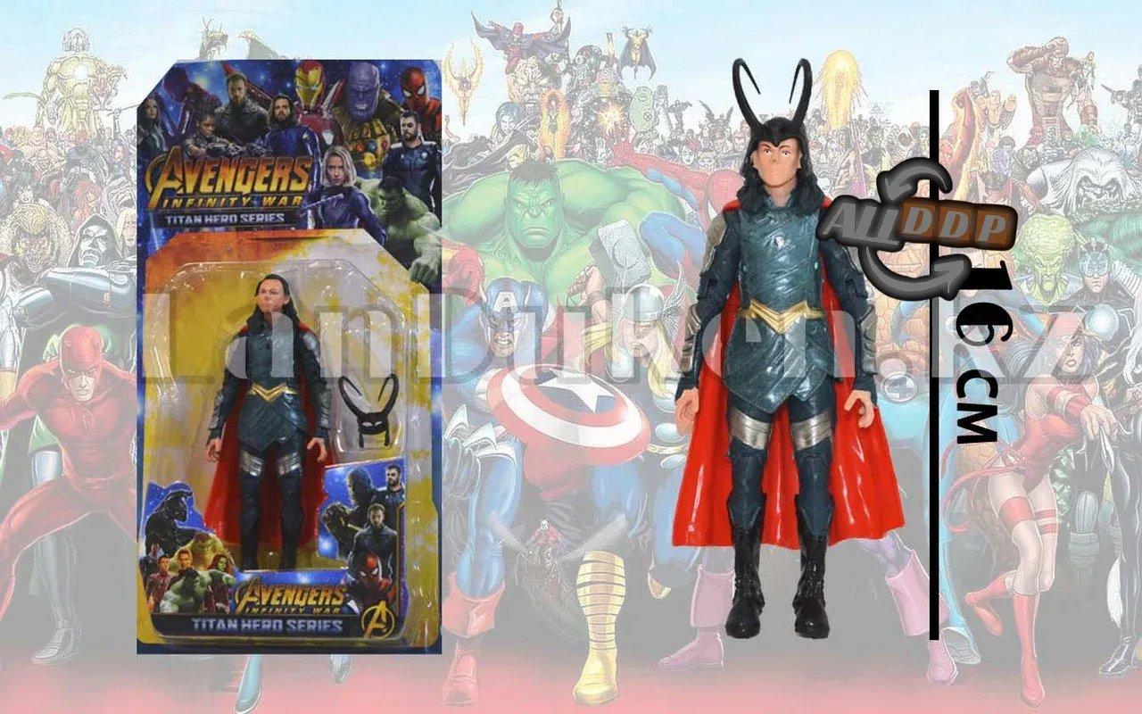 Фигурка героя шарнирная Локи (Loki)
