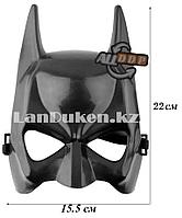 Маска на пол лица Бэтмен Batman, черная