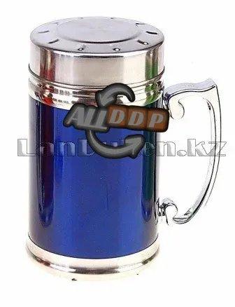 Термокружка Gentry Cup 420мл c ситом Синий