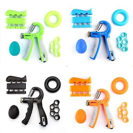 Набор кистевых эспандеров 5 в 1 (чёрный), фото 1