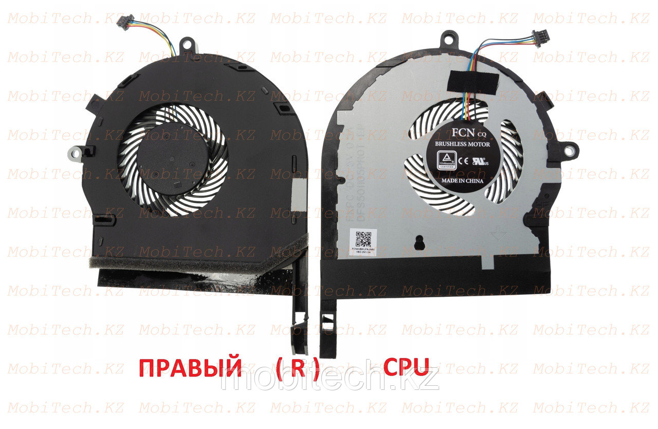 Системы охлаждения вентиляторы Asus FX504 FX80 FCN4VBKLFAJN60 кулер CPU 4-Pin fan