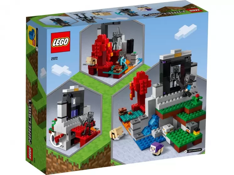 LEGO Minecraft 21172 Разрушенный портал, конструктор ЛЕГО - фото 3 - id-p92709834