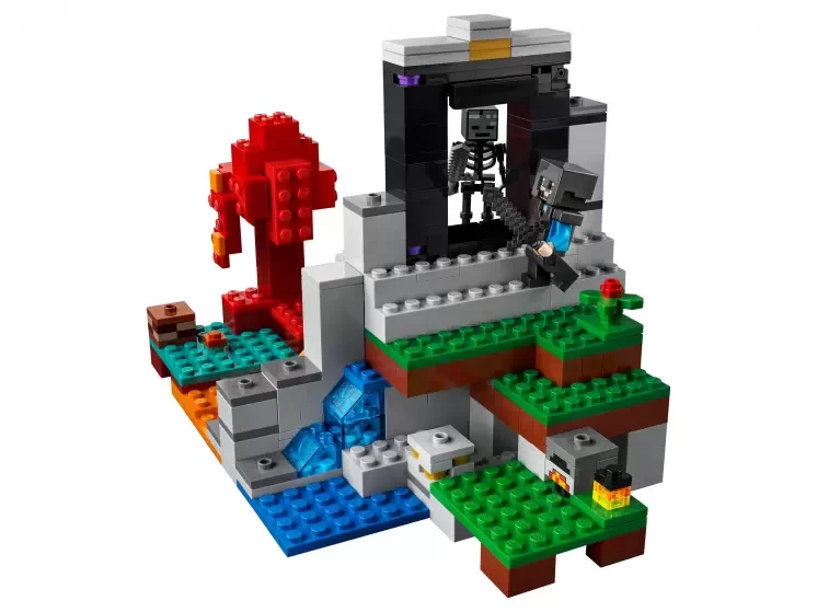 LEGO Minecraft 21172 Разрушенный портал, конструктор ЛЕГО - фото 8 - id-p92709834