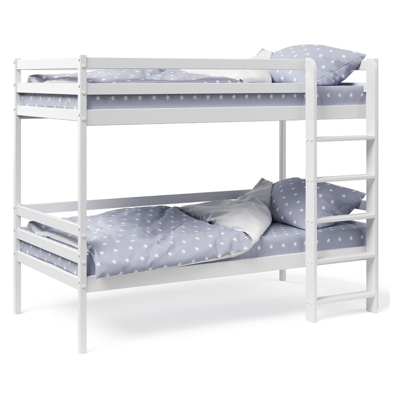 Двухъярусная кровать Tomix Twin Белая - фото 3 - id-p92709851
