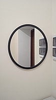Argoblack, Зеркало круглое в черной раме МДФ, d= 600 мм