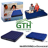 Полуторный надувной матрас Intex 64758. Ширина 137см. Без насоса., фото 2