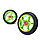 Колеса для трюкового самоката металлические диаметр 110 мм ABEC 9 зеленые, фото 5