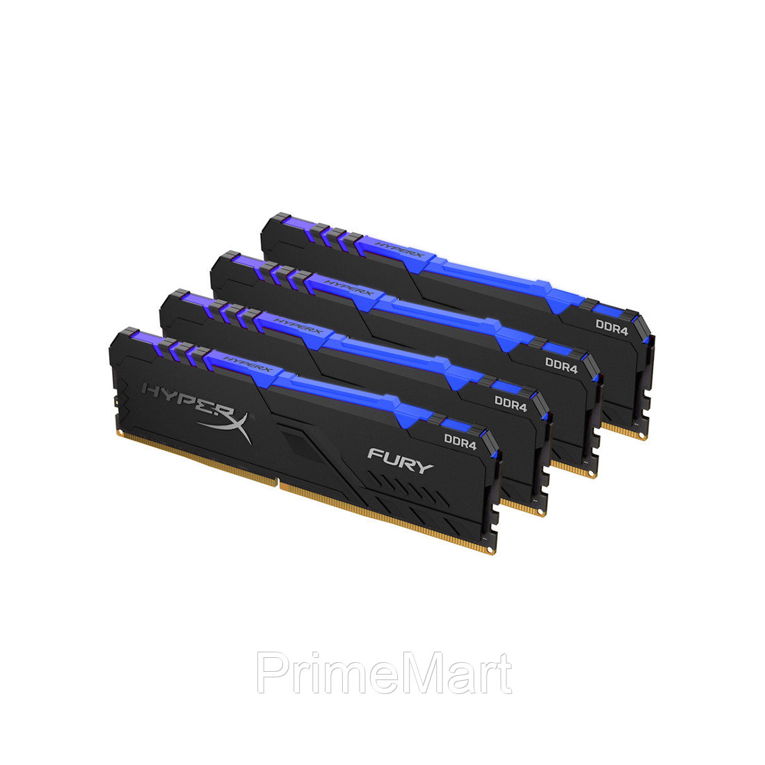 Комплект модулей памяти Kingston HyperX Fury RGB HX432C16FB3AK4/32 DDR4 32G (4x8G) 3200MHz